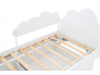 Кровать Stumpa Облако с бортиком рисунок Ёлочки