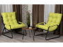 Кресло Эрго рогожка с водоотталкивающей пропиткой лаймовый