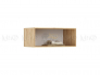 Шкаф 2-х створчатый (900) с антресолью Ирис Браш Графит
