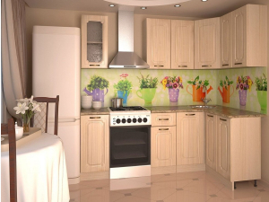 Кухонный гарнитур 13 Акация 1800*1200 правый
