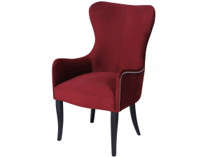 Кресло Лари цвет бордо опоры венге