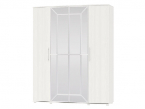 Шкаф 4-х дверный Амели 4-5200 Рамух белый