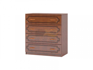 Комод 4 ящика Лак Орех