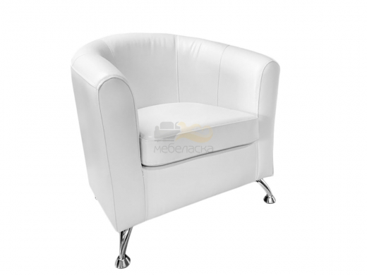 Кресло Бо кожзам Teos White