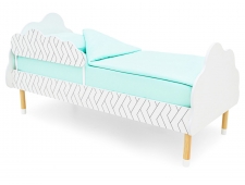 Кровать Stumpa Облако с бортиком рисунок Косички