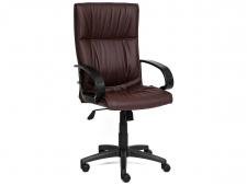 Кресло офисное Davos кожзам коричневый 36-36