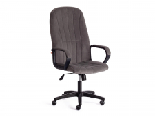 Кресло офисное СН888 LT флок серый