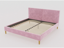 Кровать Линси 1200 розовый